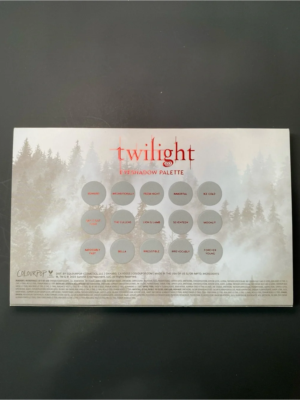 ColourPop Twilight Eyeshadow Palette